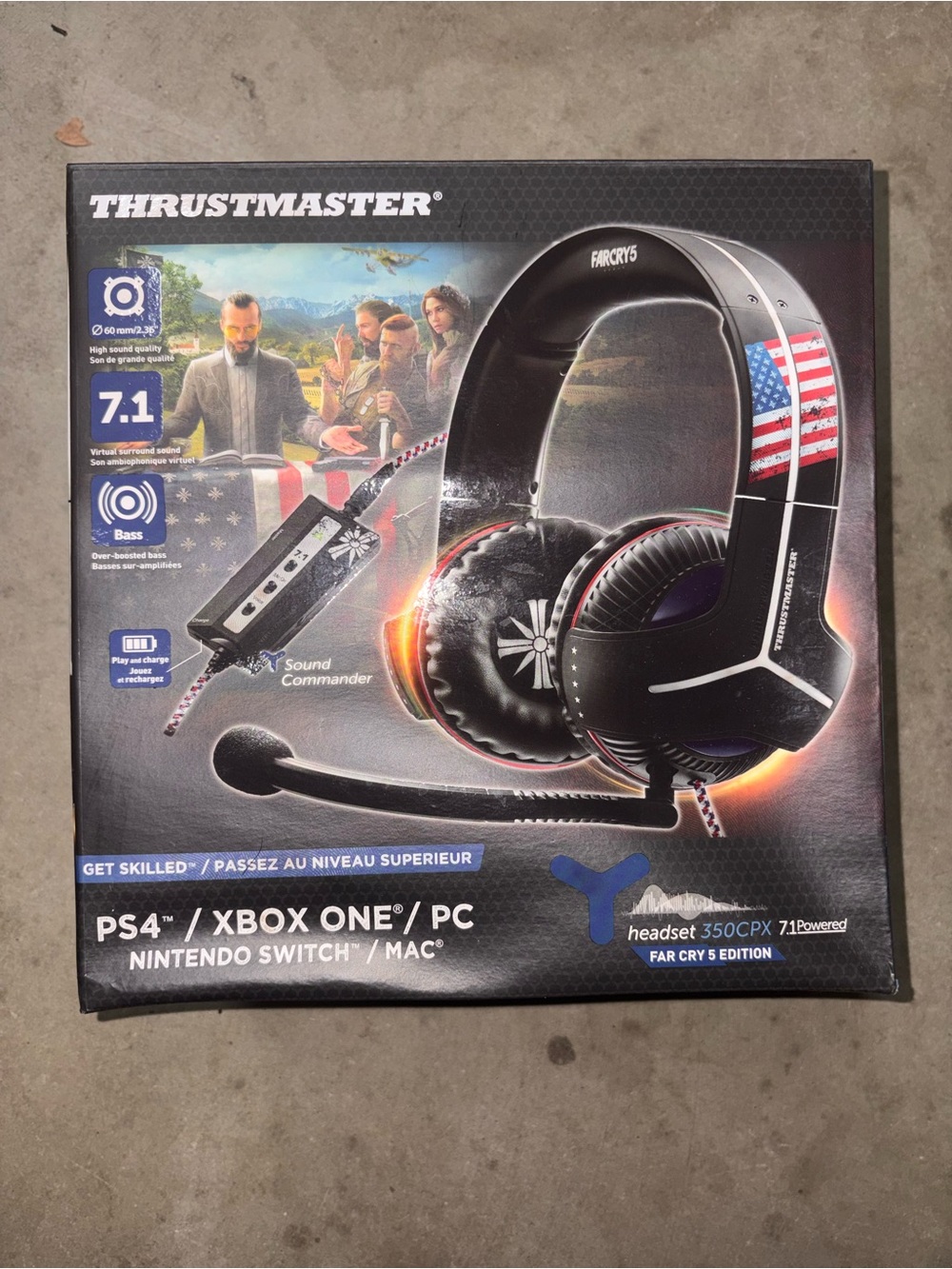 NEW SEALED Thrustmaster Y-350CPX 7.1 Gaming Headset Far Cry 5 Edition PS4 Xbox